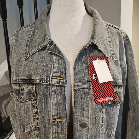 Rustic Denim – True Blue Jean Jacket (Size 1X) - Picture 4 of 16
